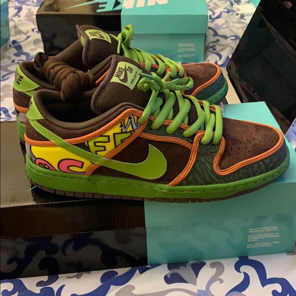 Nike Sb del la soul size 9 worn with box 📦